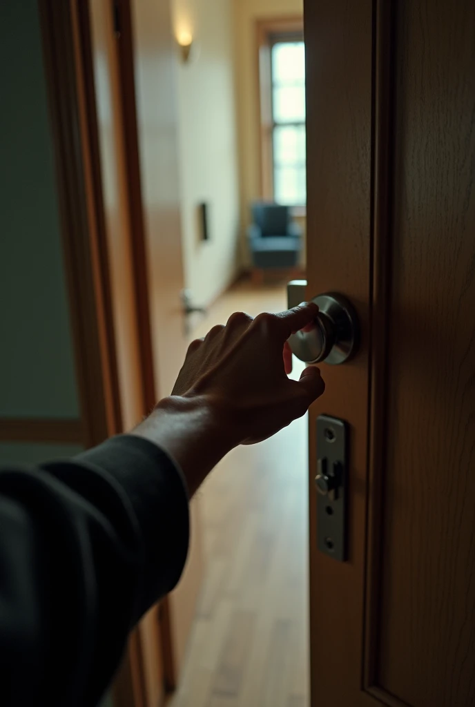 open the door