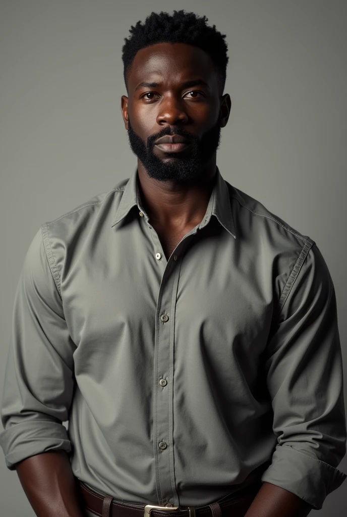 Generates a black man with a shirt
