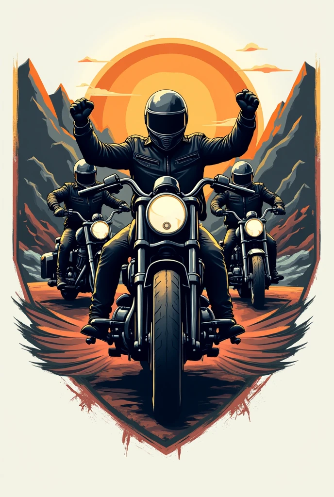 motorycle riding club logo