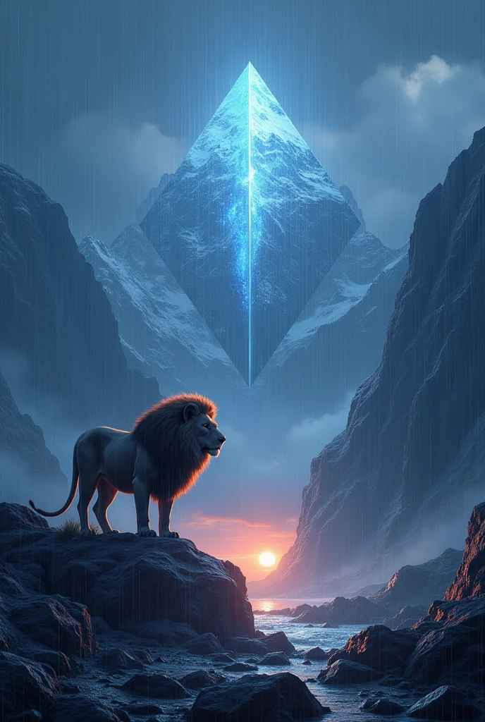 Mountain diomond and rain 
Night sun and Lion 