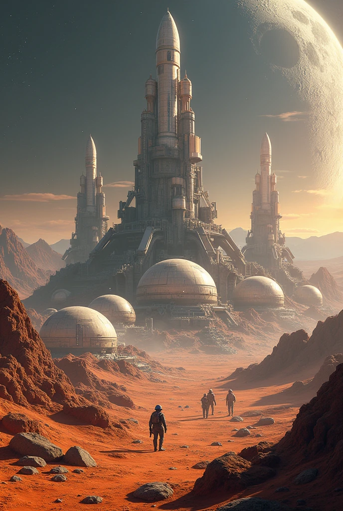 humans colonizing mars and the moon