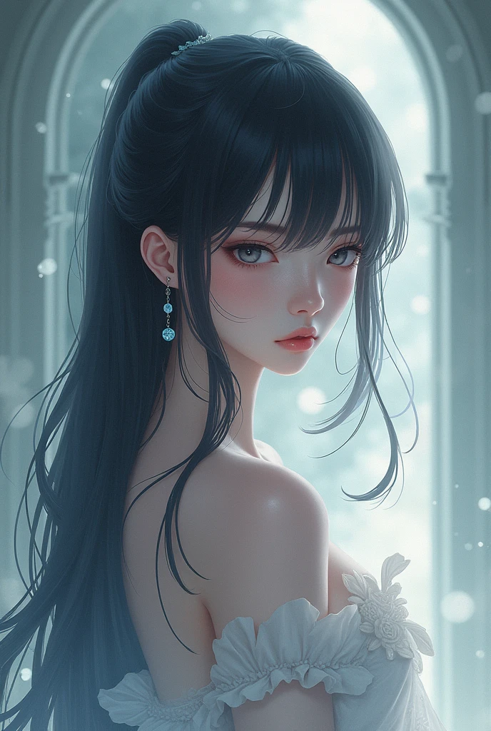 A mysterious girl anime version