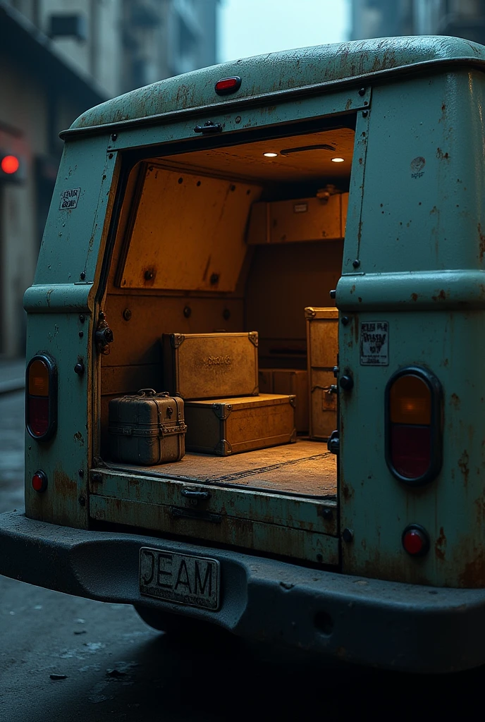The kit is in the van.