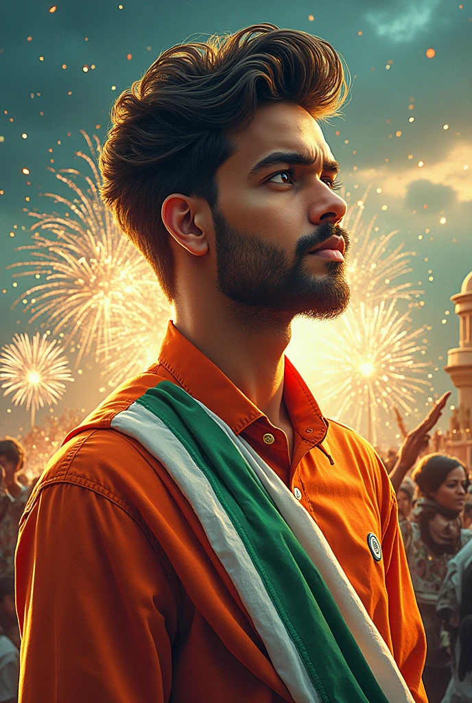 Hey Gemini can u create a perfect 15 August Independence day portrait usin my name Bilal