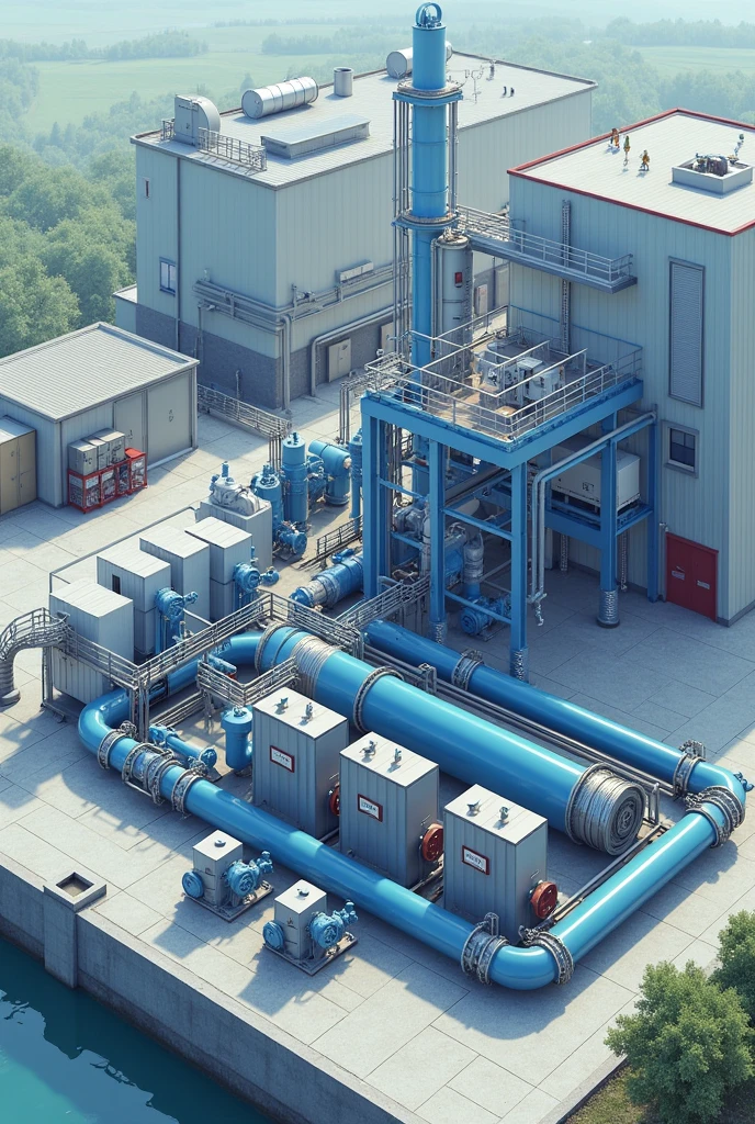 A picture for project overview phosphate recovery by RO plant