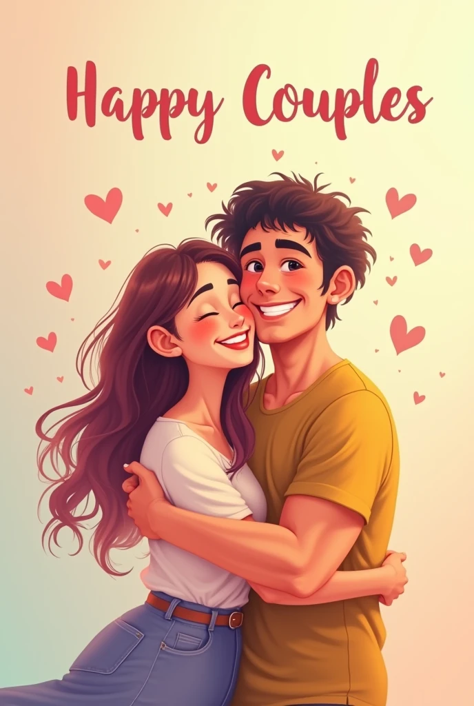 Voglio un immagine profilo con scritto happy couples