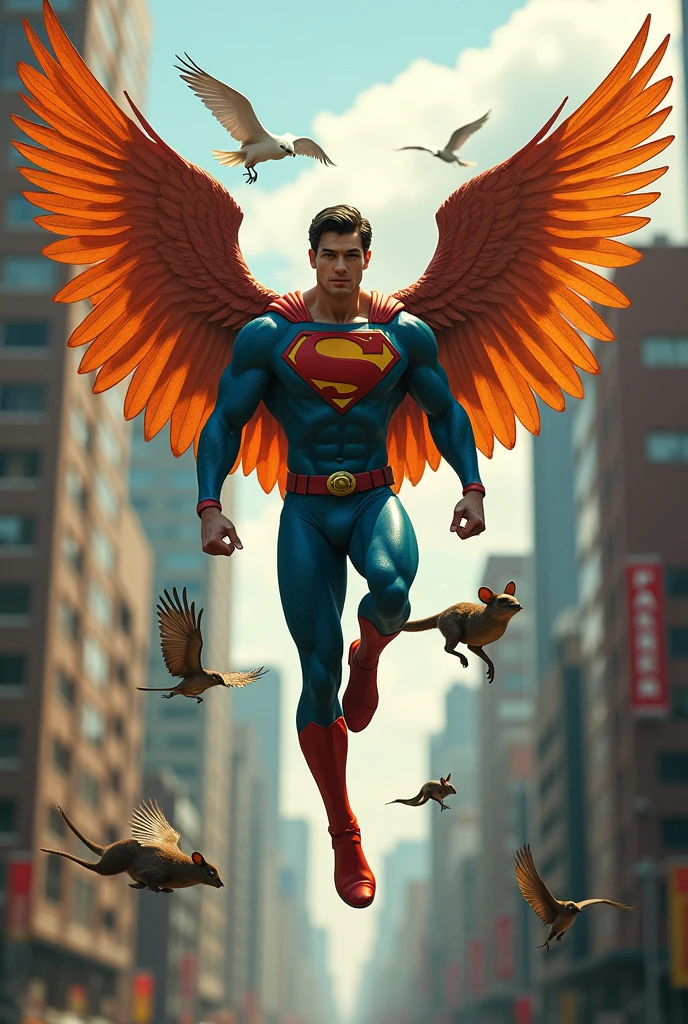 A superhero who talks to animals and flies like a man