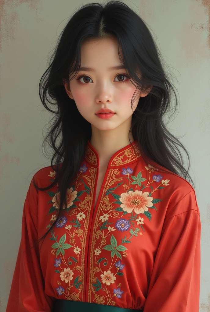 Quyen Wears Vietnamese Shirt  