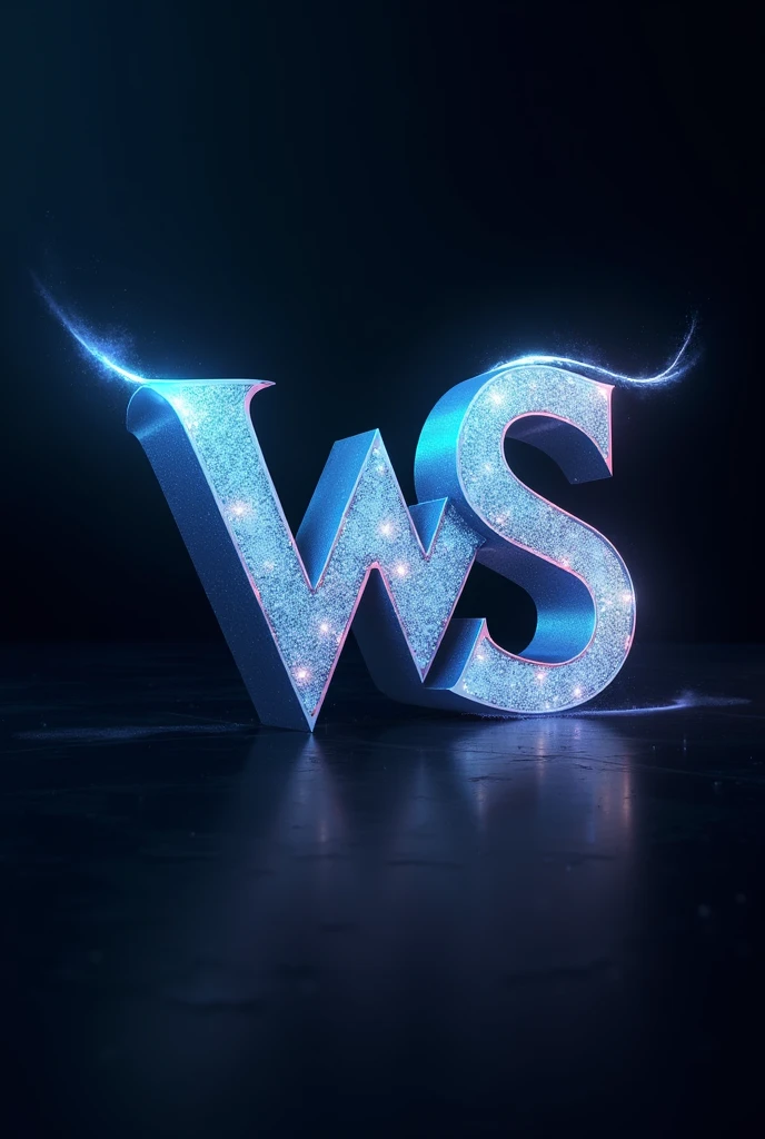 Create magic  3d logo  name "WS 2.0"