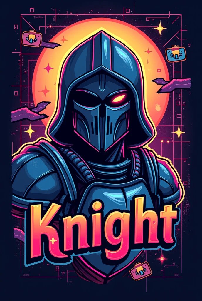 Retro gaming shirt design