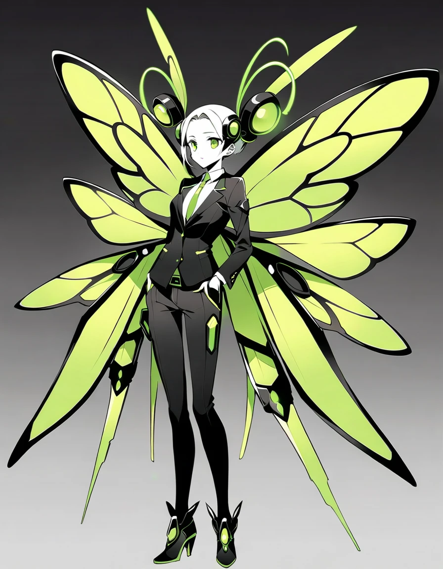 The 20cm long figure device is an ultra-small android modeled after a fairy, and is primarily used as support for exploration and analysis. It floats in the air using ion craft from the insect-wing thrusters on its back, and the various built-in sensors enable instant and precise analysis, and its selling point is its portability, which allows it to fit in the inside pocket of your suit, the Master. It is a cutting-edge product that combines cuteness and convenience in its functions.