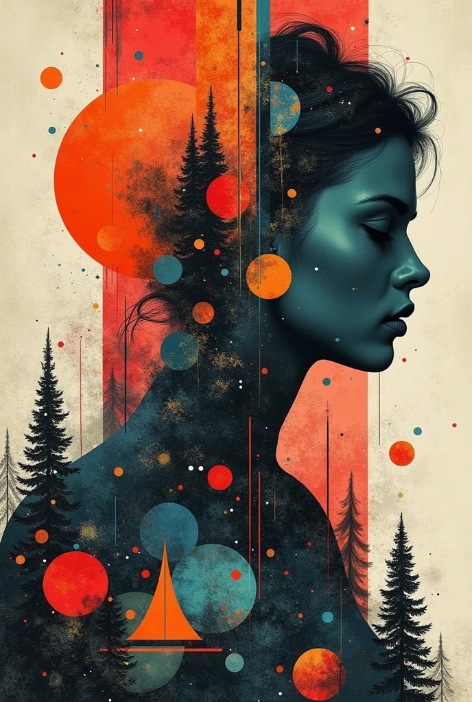 Create a visual art that connected/show my fav subject which is arts
 using the contrast elements of arts