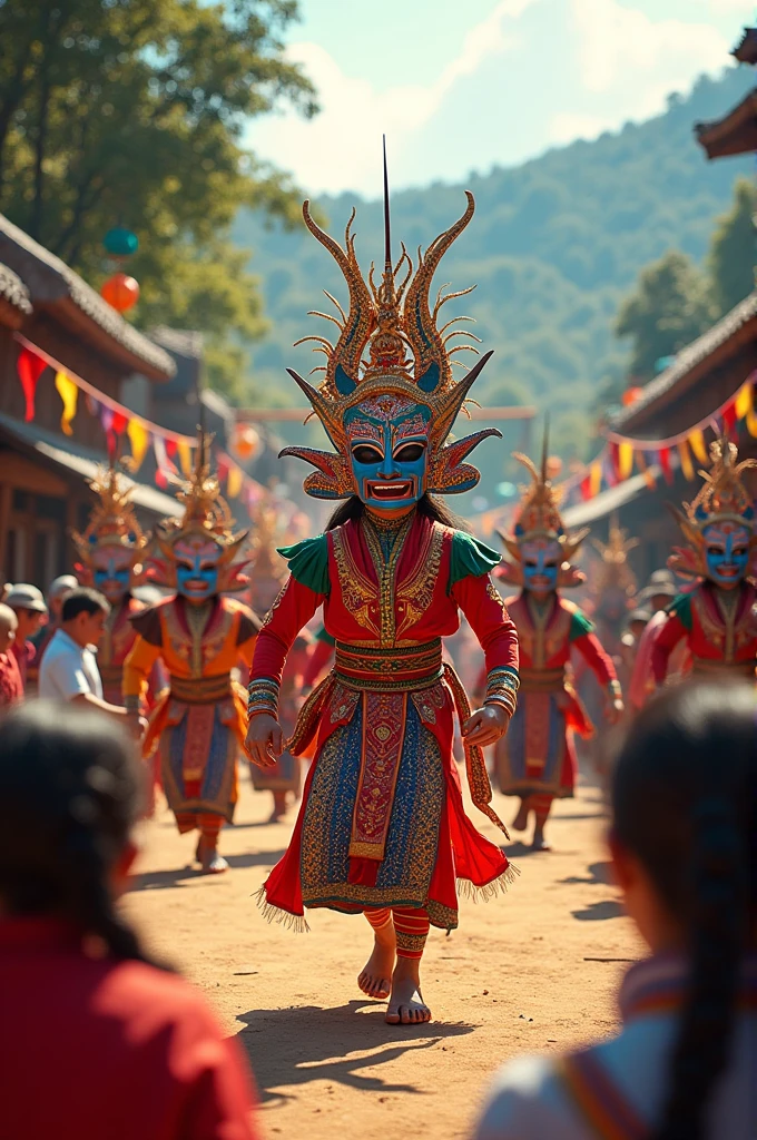 Phi Ta Khon performance