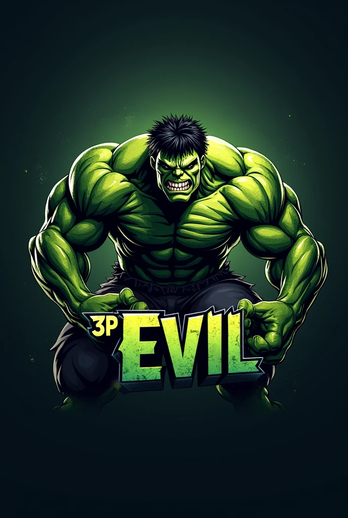 Team logo with Hulk and name "3p Evil"