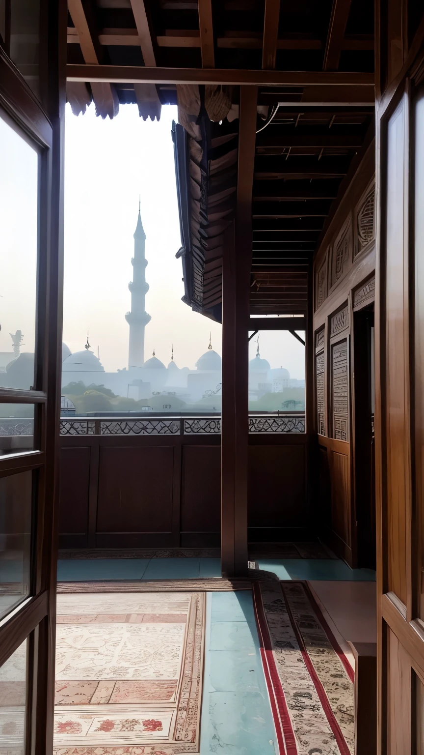 View from outside、Great mosques of the world、Exterior、A little scary atmosphere、Dim feeling