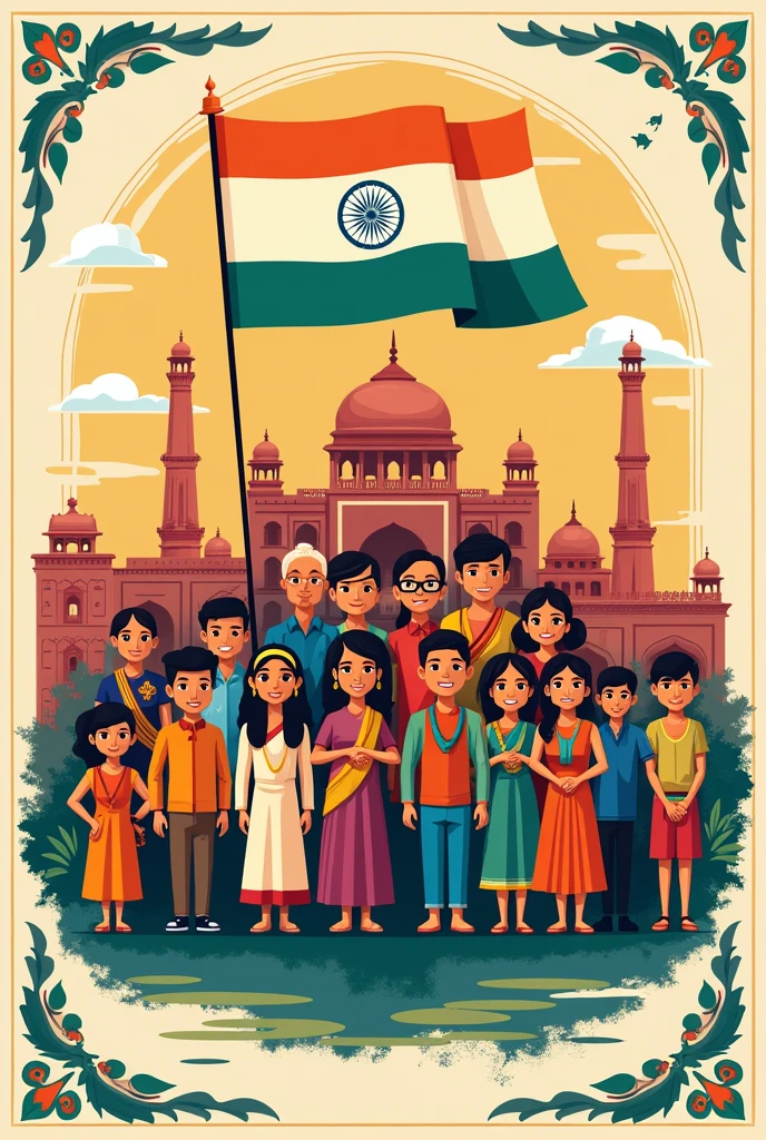 Har Ghar tiranga poster making competition make it uniform and more houses monuments