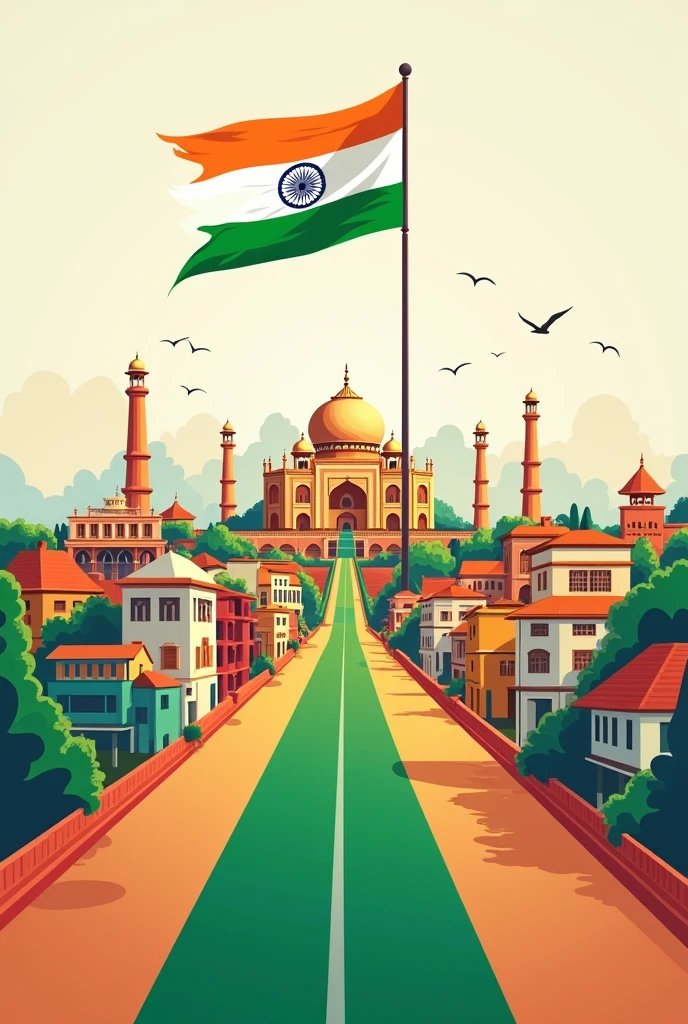 Har Ghar tiranga poster making competition make it uniform and more houses monuments