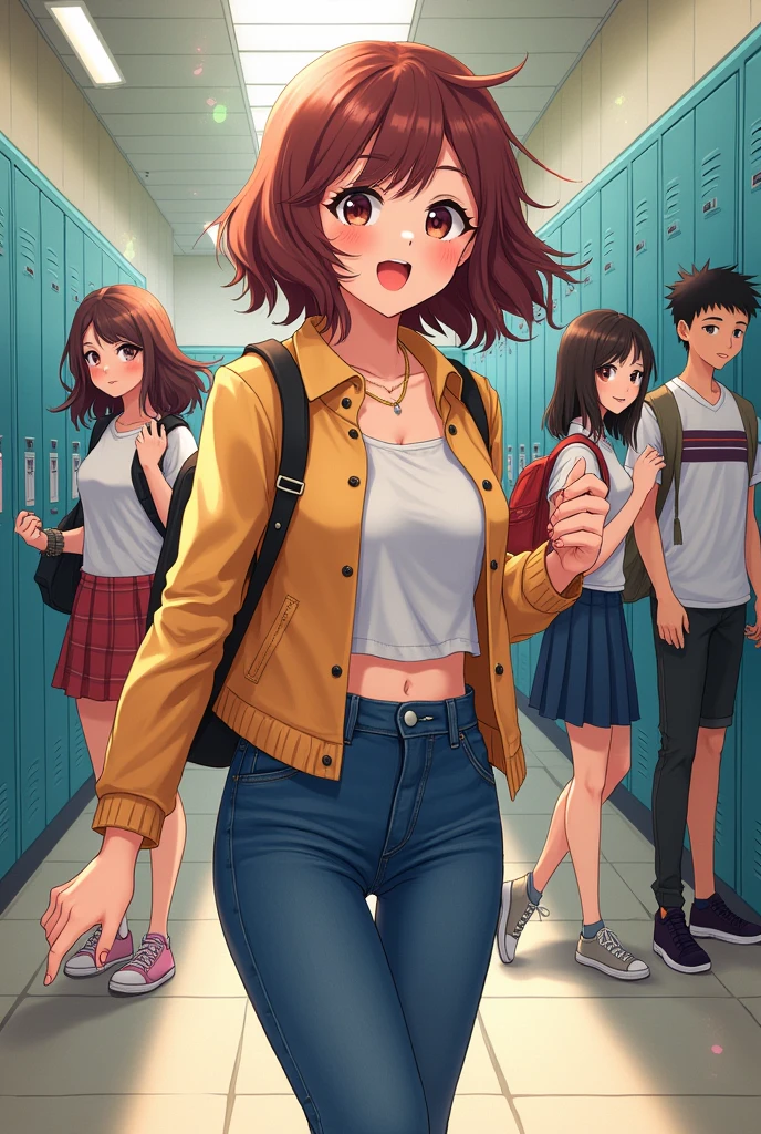 Caroline from can't buy me Love as a manga character