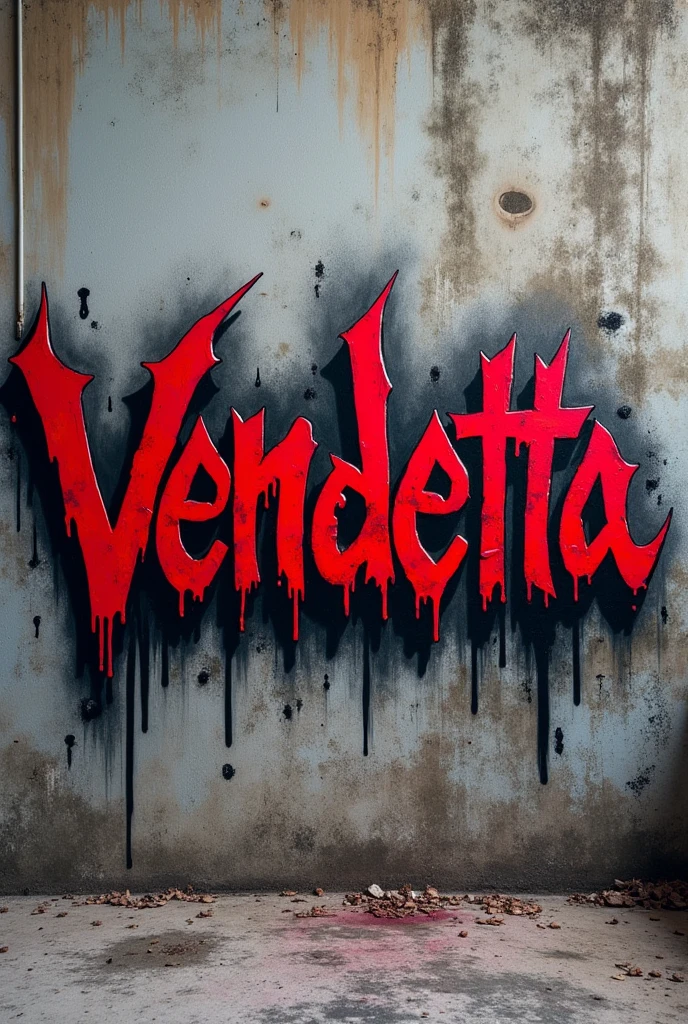 Make a graphity of the name "Vendetta" for gang