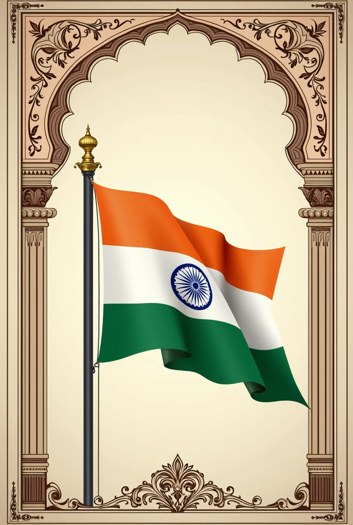 Wishing card for Independence day 15th august from Shree Bhawani Marble and Tiles Ambadi