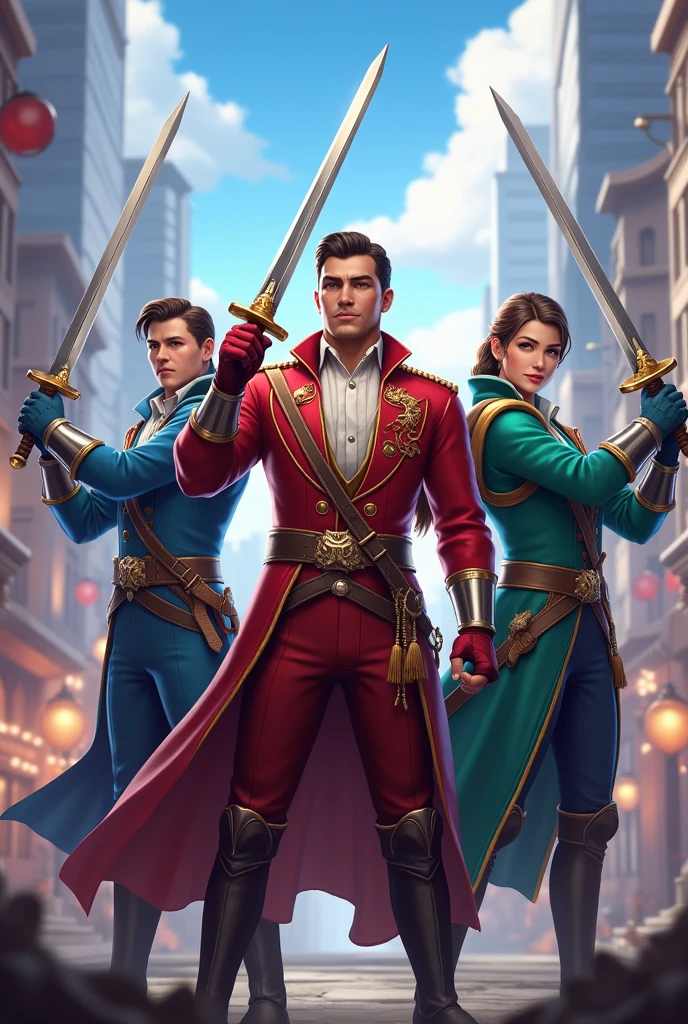 The Three Musketeers Gaming company free fire max