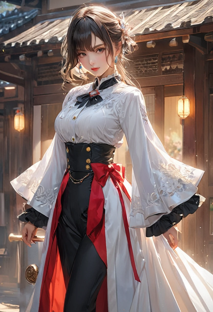 (masterpiece, Highest quality:1.2), one person's, alone,Bony body、5 years old、ferry, ((Long Hair)), ferryBase, ((Knee socks)), Exposing shoulders, ((jewelry)), ((No sleeve)), White Dress, Blue Skirt, ((gloves)), Up to the thighs,