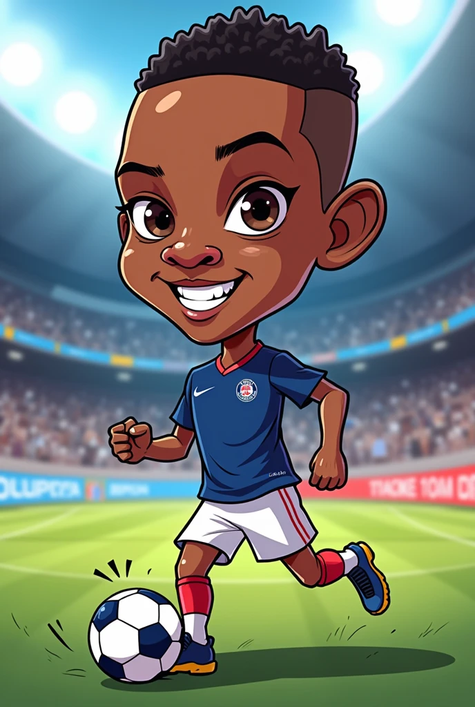 Mbappe cartoon