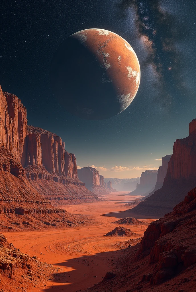 space photos of mars and stars