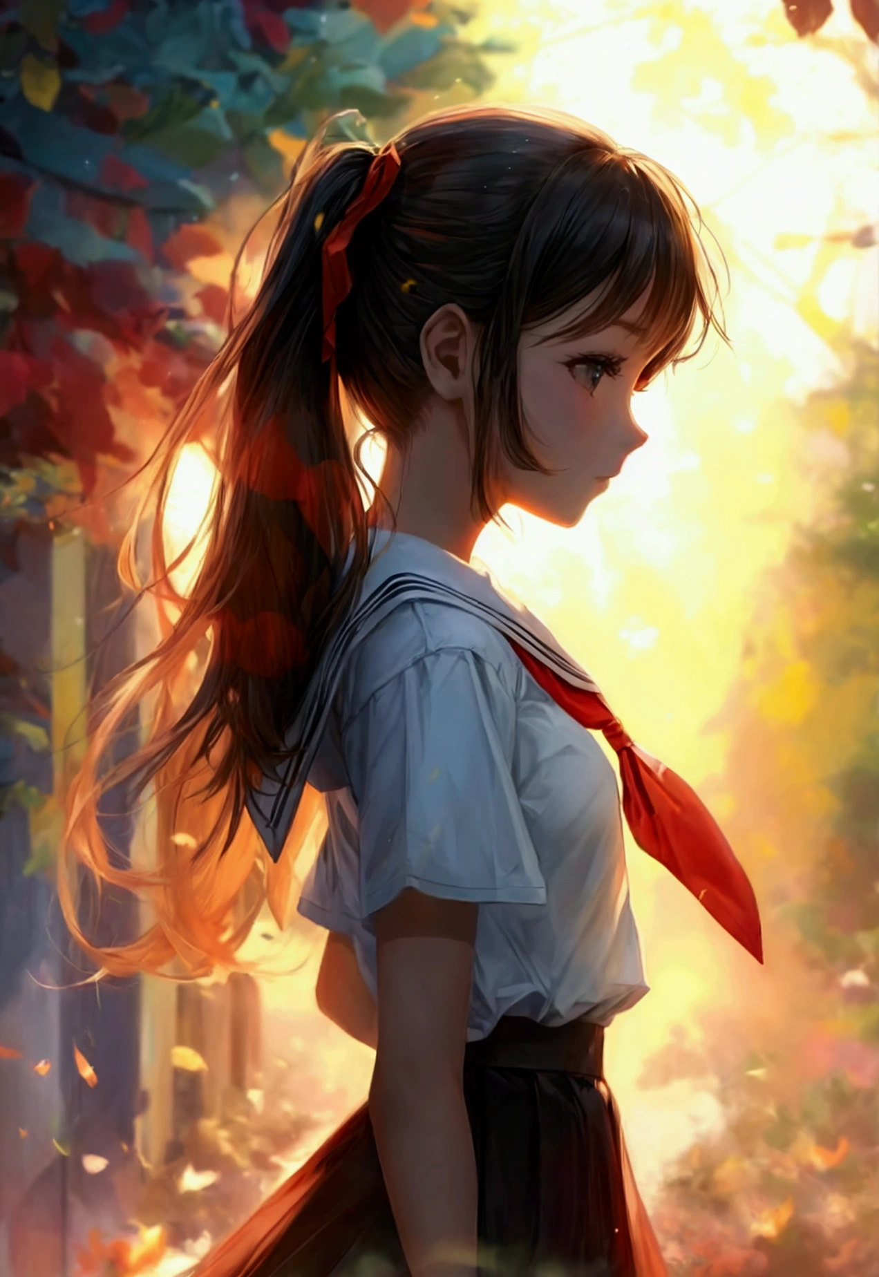 As a miniskirt high school girl