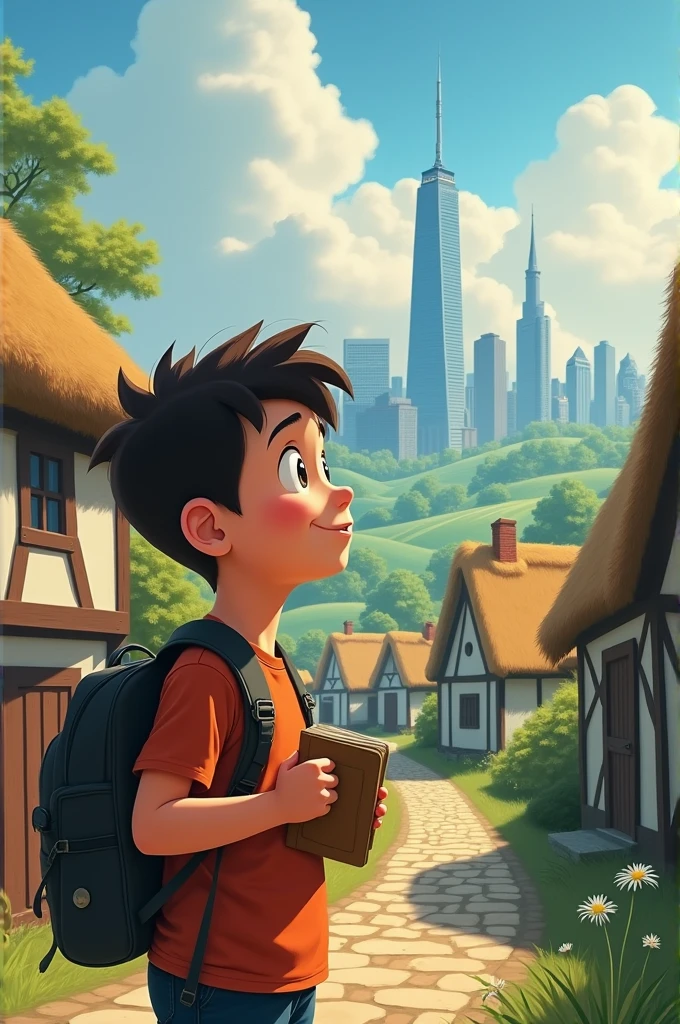 A young boy from a small village dreams of moving to a big city.