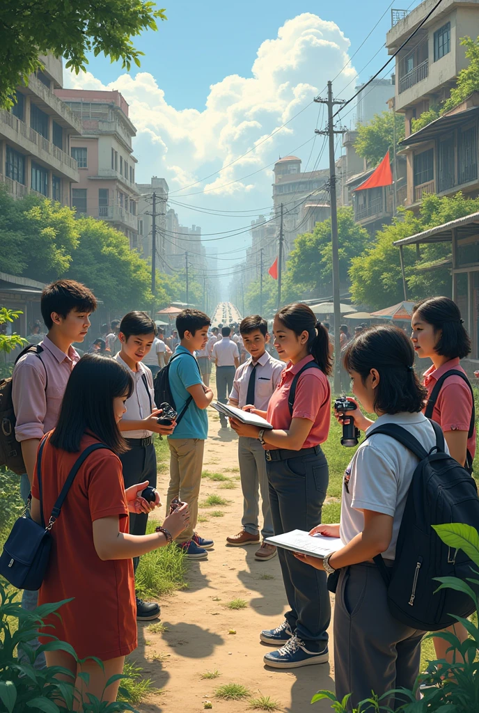 Students monitoring Bangladesh