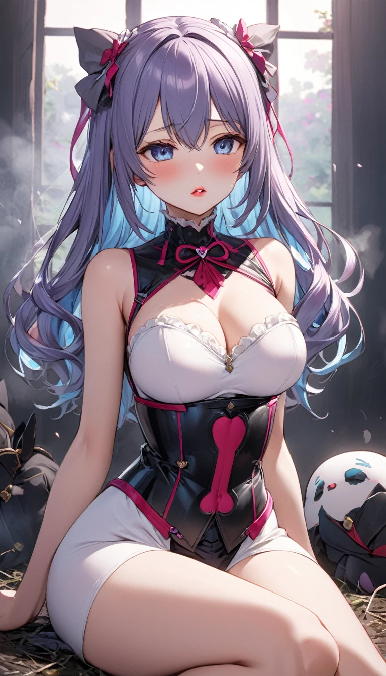 {{{{{16k, nsfw, The process in which the heroine girl is transformed into a Youth unconscious silicon love doll that infinitely without consciousness, Adding the fragility of youth to heroine girl's appearance, The more the protagonist tried to stop the transformation into a silicone love doll the more the transformation progressed resulting in the protagonist breaking the final seal that transformed his beloved into a silicone love doll and taking her consciousness A full whipped deep cleavage rapidly emerged from her small breasts making her much sexier than when she was human, She has been completely transformed into a silicone love doll and the charms she releases spur the sexual desire forcing the protagonist to not only fail to save his beloved girl against her will but also force her to open her legs and rape her, thicken the lips look pretty, Boobs are fluffy and bouncy, Tits that get rounder bigger her deep tight cleavage}}}}},{{{white expressionless cheeks, The moment the heroine girl's eyes were replaced by fake glass ones, Her whole body her hair her eyes everything has been turned into a fake, she was completely transformed into a silicone love doll lifeless, silicon love doll magical in a romantic magical field filled with female hormone steam, her beautiful slender underbust, slender curvy cute waistline, silicone love doll had an lewd fetish for lips and necks and waistlines, her clearer nip line from underbust to hips, gloomy hair, thick vivid lips}}}}},{{Extremely detailed}},{{{{{heroine girl's Sexually unused body with pure and innocent aura, integrated heroine girl head and face small}}}}}