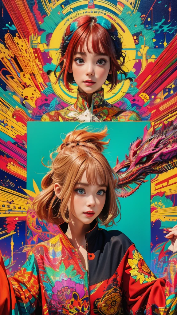 pace girl, standing alone on hill, centered, detailed gorgeous face, anime style, key visual, intricate detail, highly detailed, breathtaking, vibrant, panoramic, cinematic, Carne Griffiths, Conrad Roset, ghibli