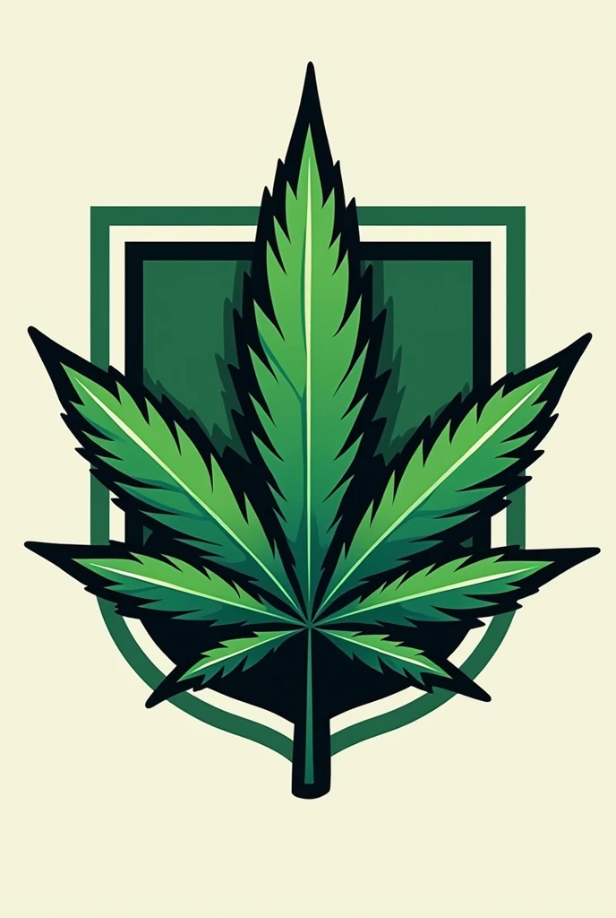 make a logo for Pablo Football Club and use marijuana leave as their symbolic