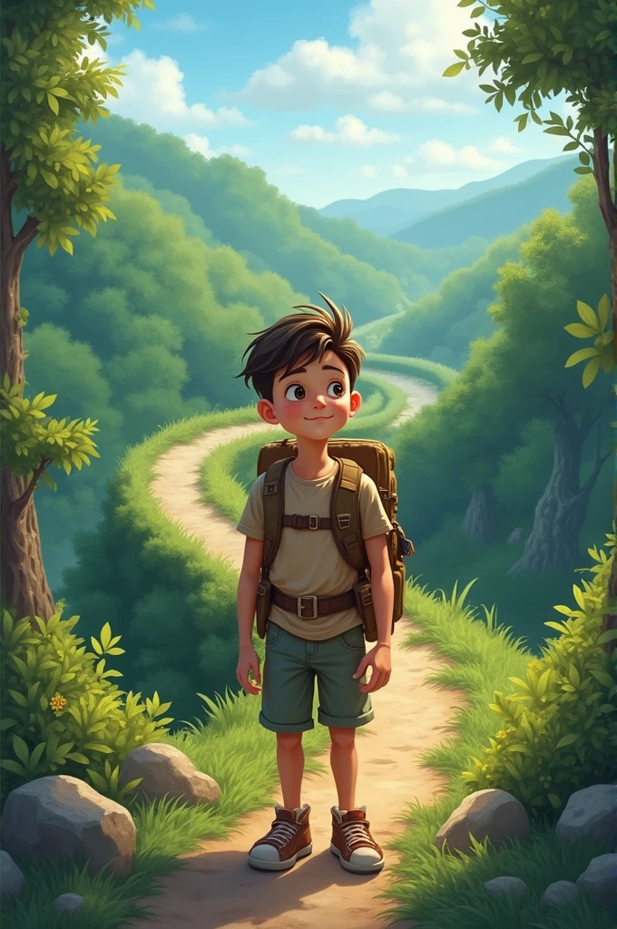 Boy walking