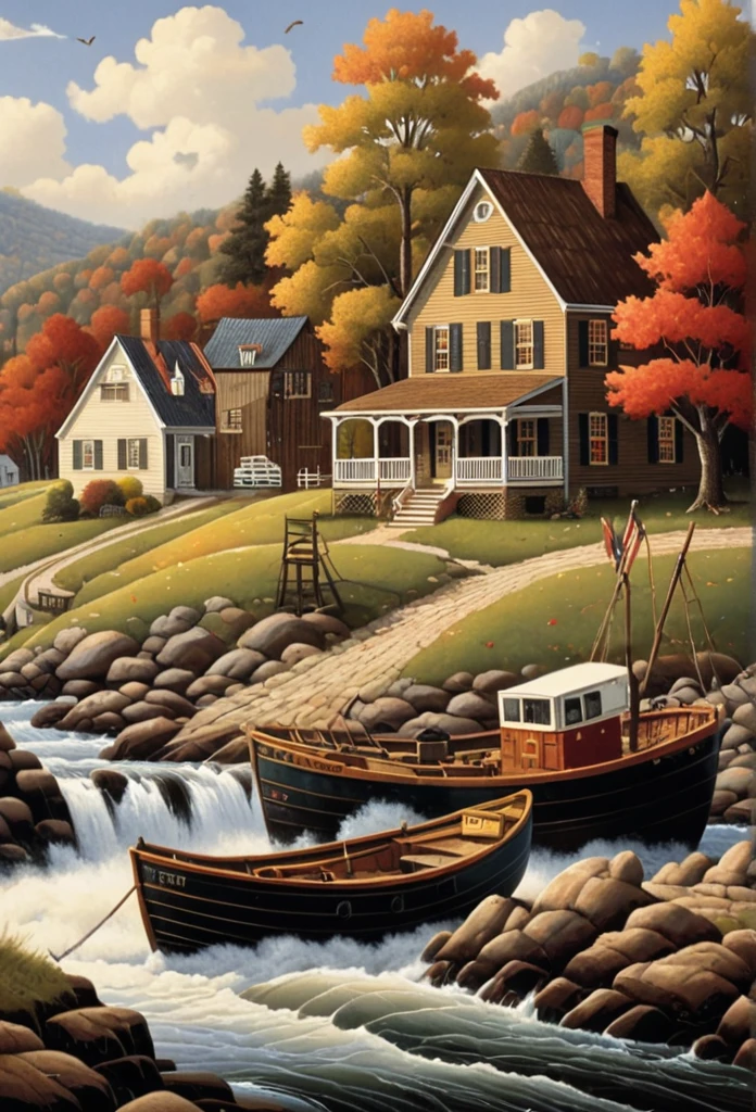 by Charles Wysocki, best quality, masterpiece, 8k