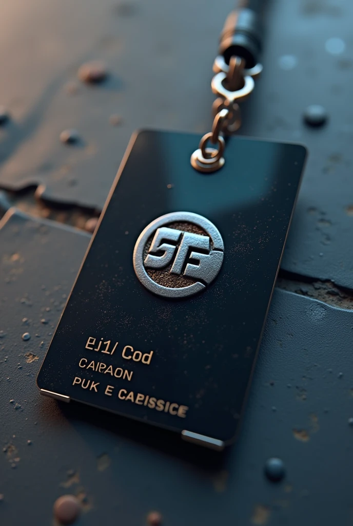 Create a ID card with 5F logo design and a cargo delivery services