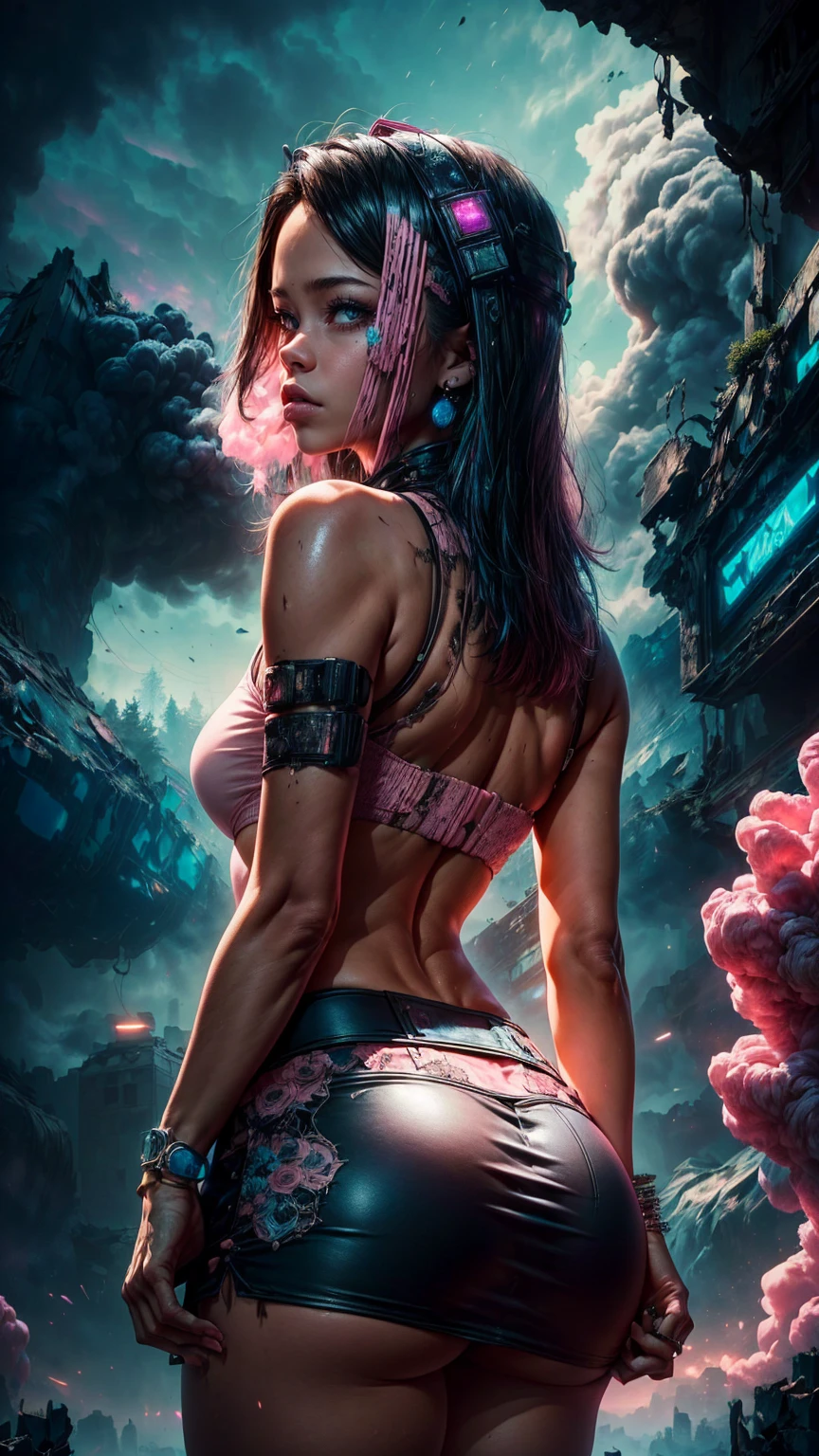 score_9, score_8_up, score_7_up, rating_explicit, (La mejor calidad,A high resolution,Ultra - detallado,actual),Jenna Ortega (mini skirt pink :1.4), top camisa con corbata,(cabello largo cafe:1.4), mostrando vientre plano, medias white hasta el muslo,( hermosa colegiala student:1.4 ), ,(Fondo de ruinas de mazmorra en ruinas cyberpunk :1.4 ), nubes smoke pink, More detailed 8K.motor irreal:1.4,UHD,La mejor calidad:1.4, fotorrealista:1.4, textura de la piel:1.4, obra maestra:1.8,obra-prima, mejor calidad,objeto Objeto], (detailed face features:1.3),(Las proporciones correctas),(Ojos hermosos:1.4 ), (pose vaquero),( Jenna Ortega :1.4),( Jenna Ortega V2.1), (clouds made of pink and smoke blue cotton :1.4), (perfect anatomy :1.4), ,( ciberpunk 2.1), (cinematic lighting :1.4), (manos perfectas: 1.5), (japan and south korea uniforms:1.4), (face detailed:1.4),( japan and south korea uniforms V2.1), (skirt lifted by itself: 1.1), (showing white panties: 1.3), (background a forest big trees dark :1.4), (large trees surrounded by smoke haze :1.4),(Miller&#39;s Girl film), background sports field trees,
