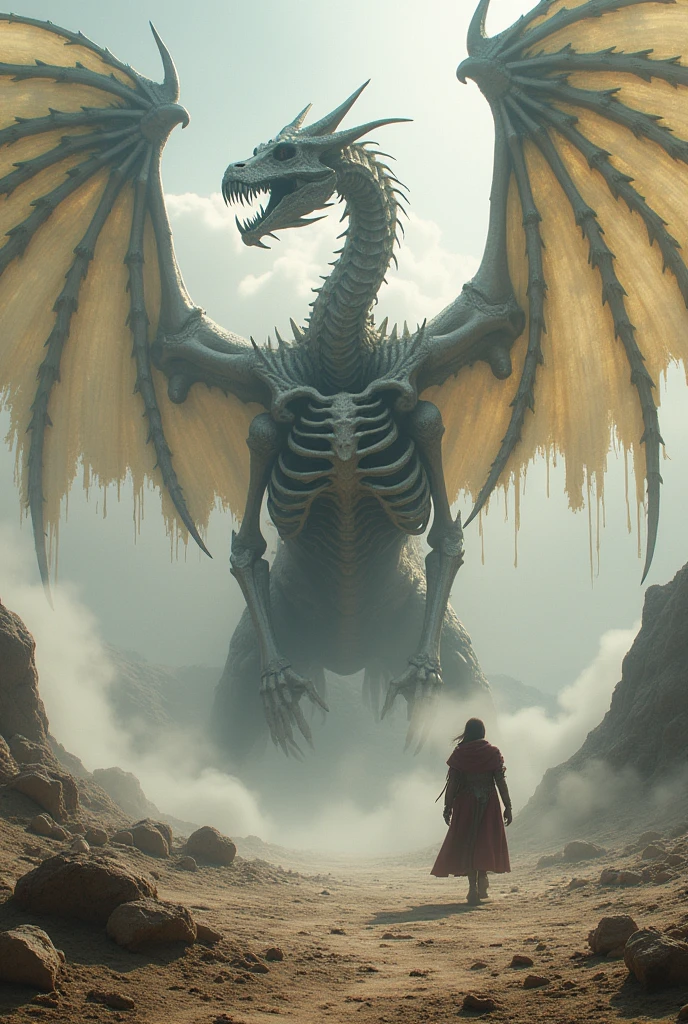Giant  skeleton dragon 