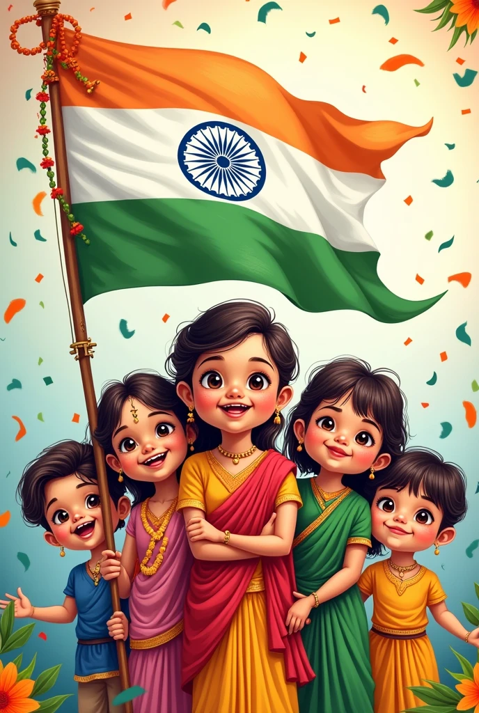 India
Independence day drawing for class 5