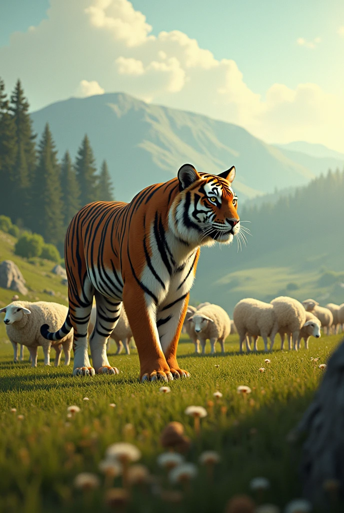 Tigers and sheep 
