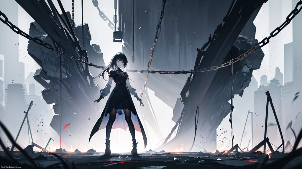 A full-body image of a girl standing in a powerful stance, as if emerging from shadows into the light. She is gripping threads symbolizing her struggle to hold onto sanity. Her posture is strong and determined, with her arms reaching out as if breaking free from chains or barriers.

The background transitions from dark, shadowy tones to a brighter, more hopeful light, symbolizing the shift from doubt to empowerment. Her expression reflects a mix of sadness and resolve, showing her readiness to take a stand and break the silence.

Around her, subtle, ethereal light or glowing elements highlight her transformation and the courage to face the truth. The scene conveys a sense of moving from confinement to liberation, representing her journey towards finding where she belongs.