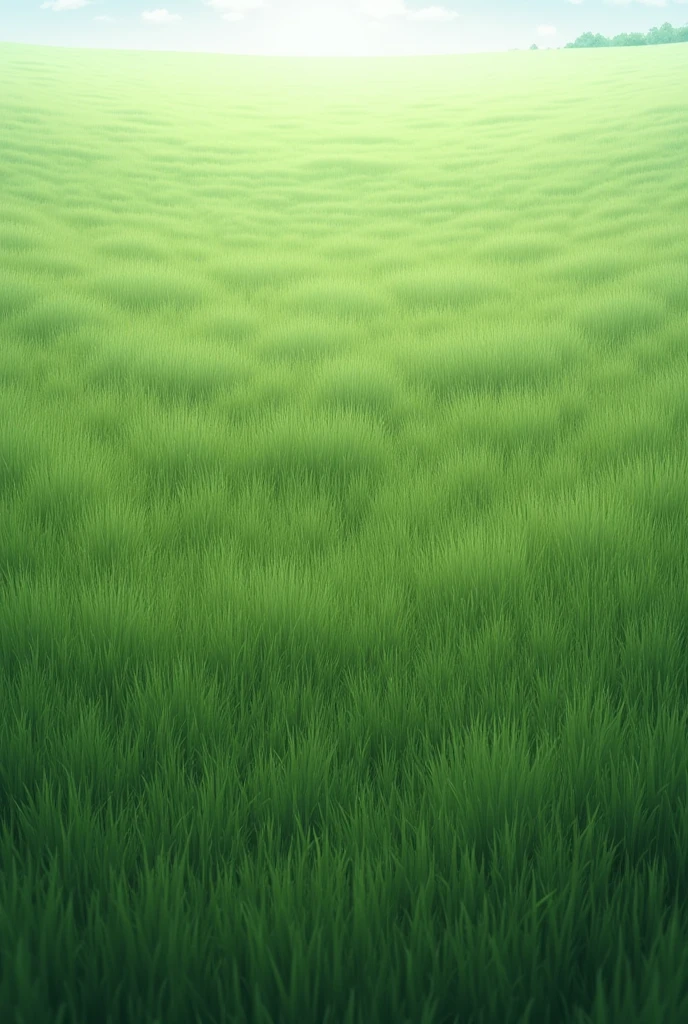 Flattened long grass, realistic, up view