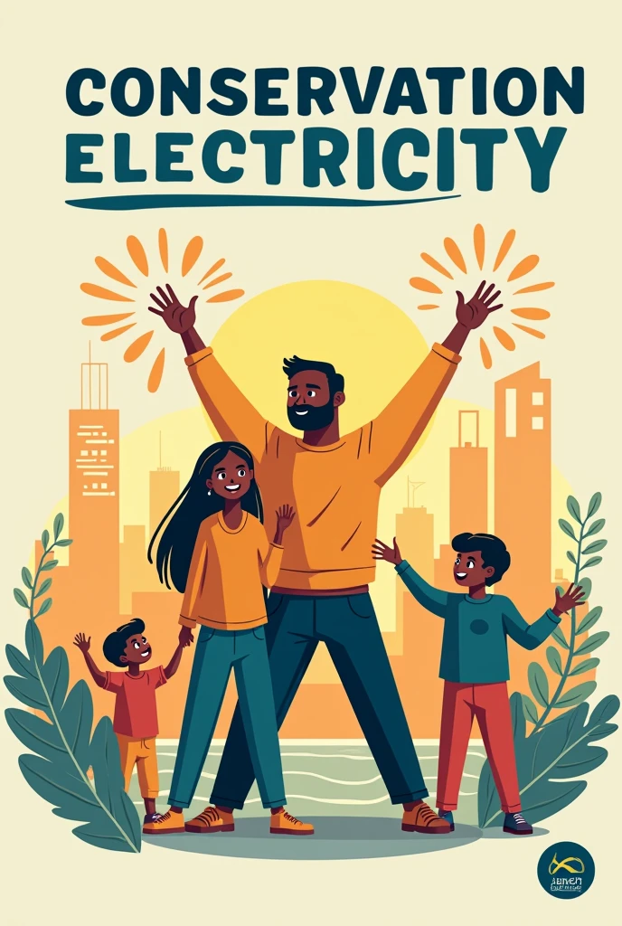 poster about saving electric