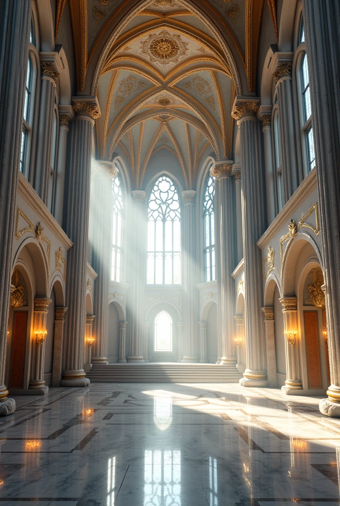 High quality castle interior fantastic realistic modern