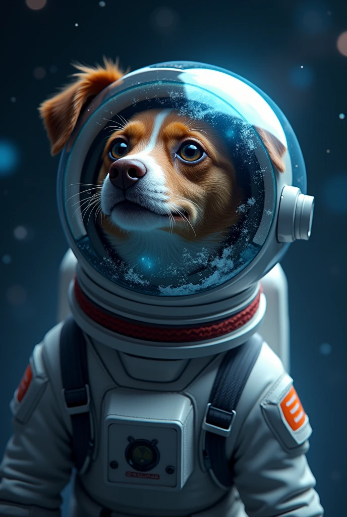 Astronaut Beagle, Wearing a Space Suit, Wear digital goggles, inside the spaceship, High quality space station background, hoog detail, Crisp background, (ultra-definition), Masterpiece Illustration, HDR, Octane rendering, Sharpen every detail, The ultra-Highres, High-quality anime, Cinematics, Oil painting,