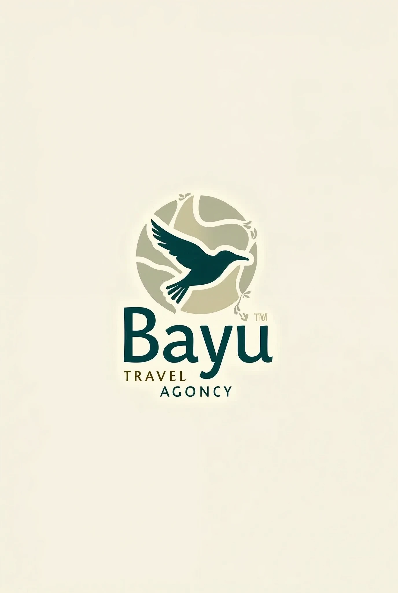 create logo go for Bayu travel agency

