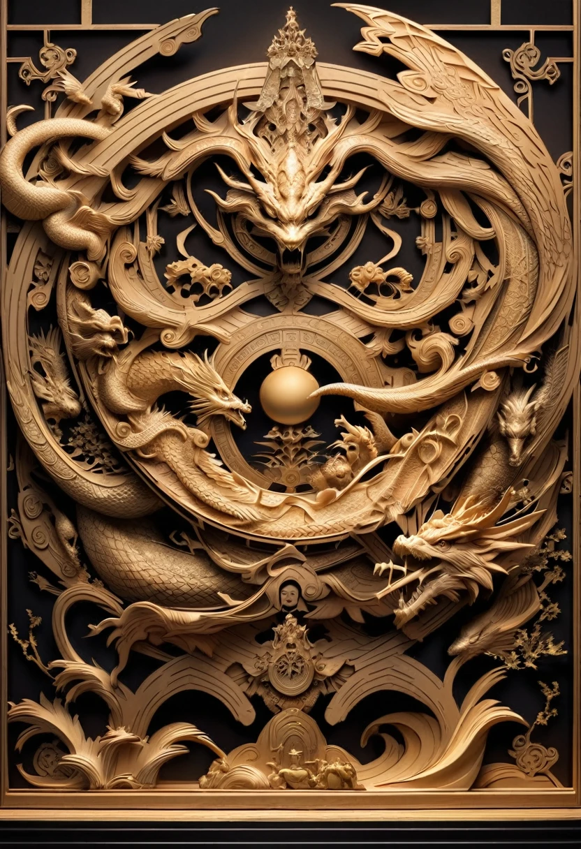 Background Layout:
Tianmen:Towering into the sky,The door is carved with intricate dragon and phoenix patterns.,Bling,Symbolizes the gateway to the fairyland。
Gods:Although only part of the figure is revealed,But majestic and solemn,Handheld instruments,Deep eyes,As if examining