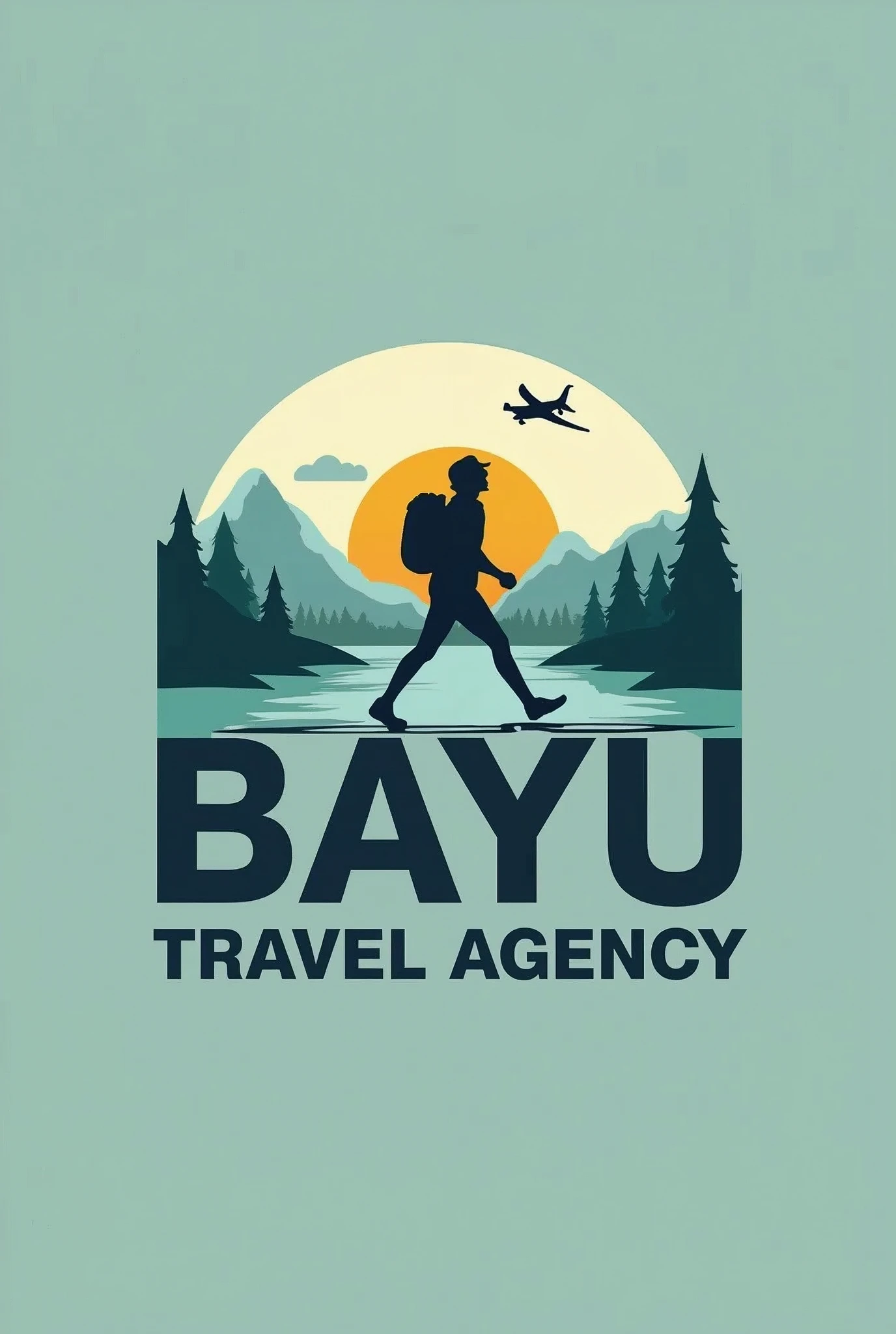 create logo go for Bayu travel agency

