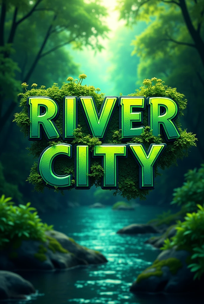 Gaming logo with name River City color green
